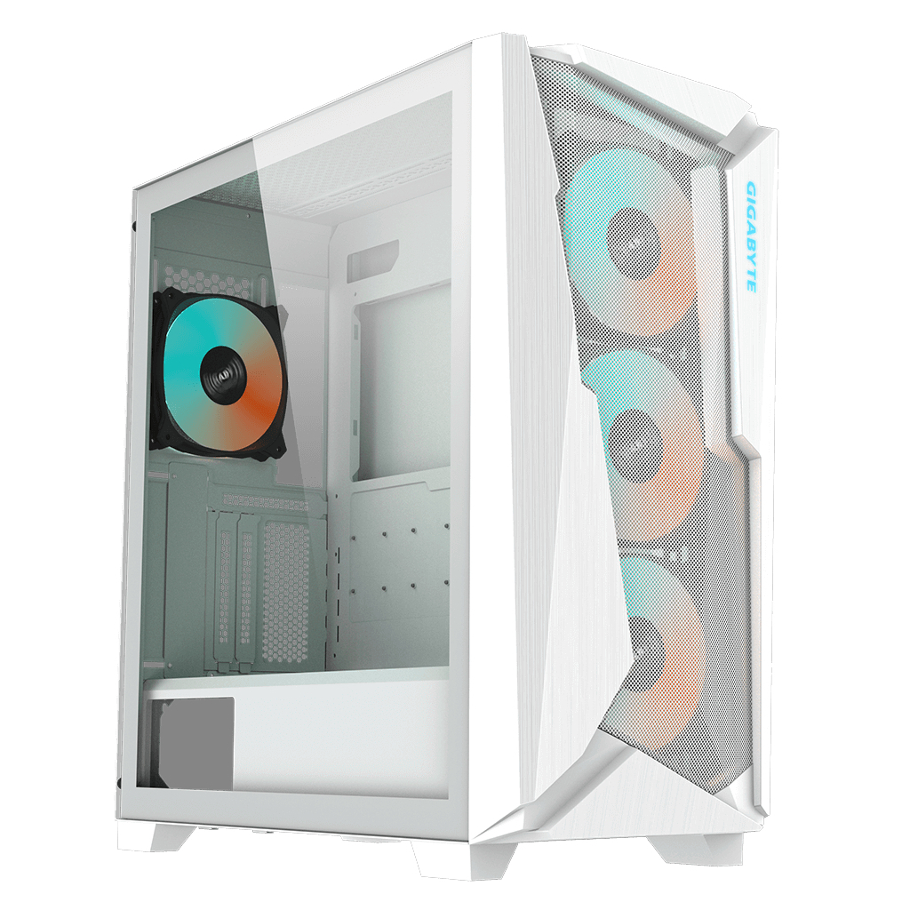 Корпус GIGABYTE C301 GLASS WHITE - зображення 1
