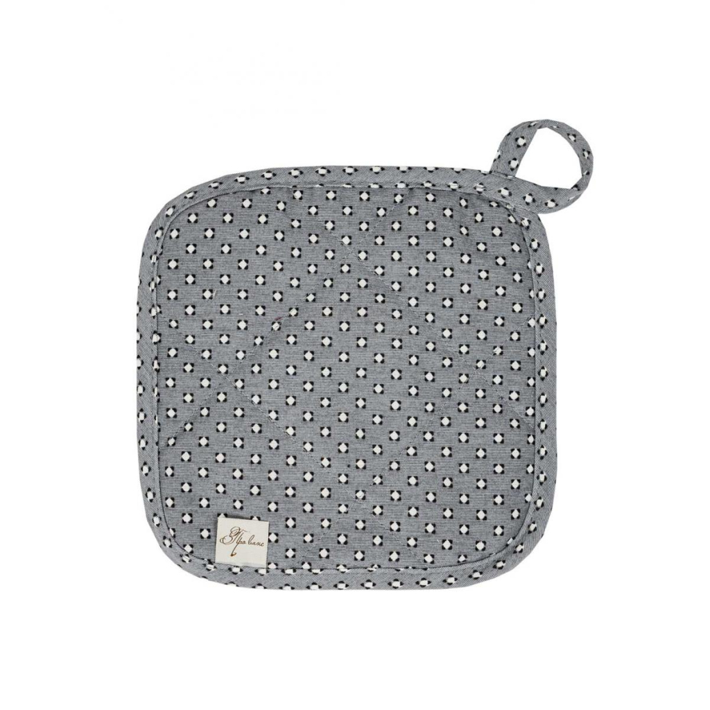 Кухонна прихватка Прованс Merry Christmas сіра 20х20 (031456) - изображение 1