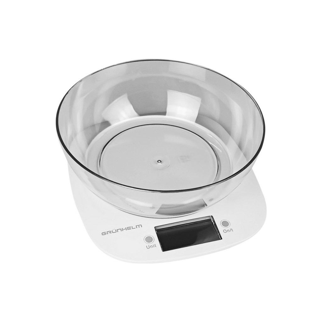 Ваги кухонні Grunhelm KES-1PW - изображение 3