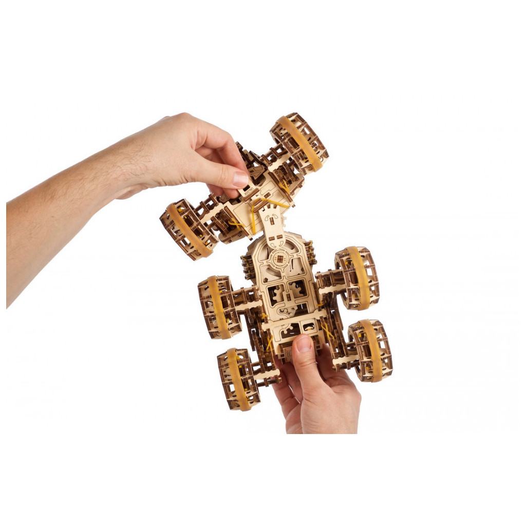 Збірна модель Ugears механічний Пілотований марсохід (70206) - зображення 9