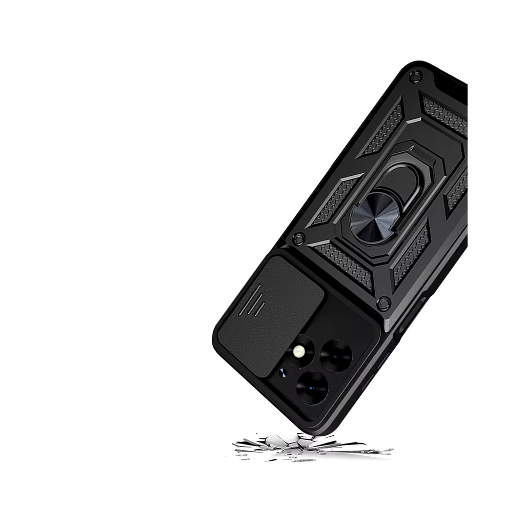 Чохол до мобільного телефона BeCover Military Tecno Spark 20 (KJ5n) Black (712168) - зображення 3