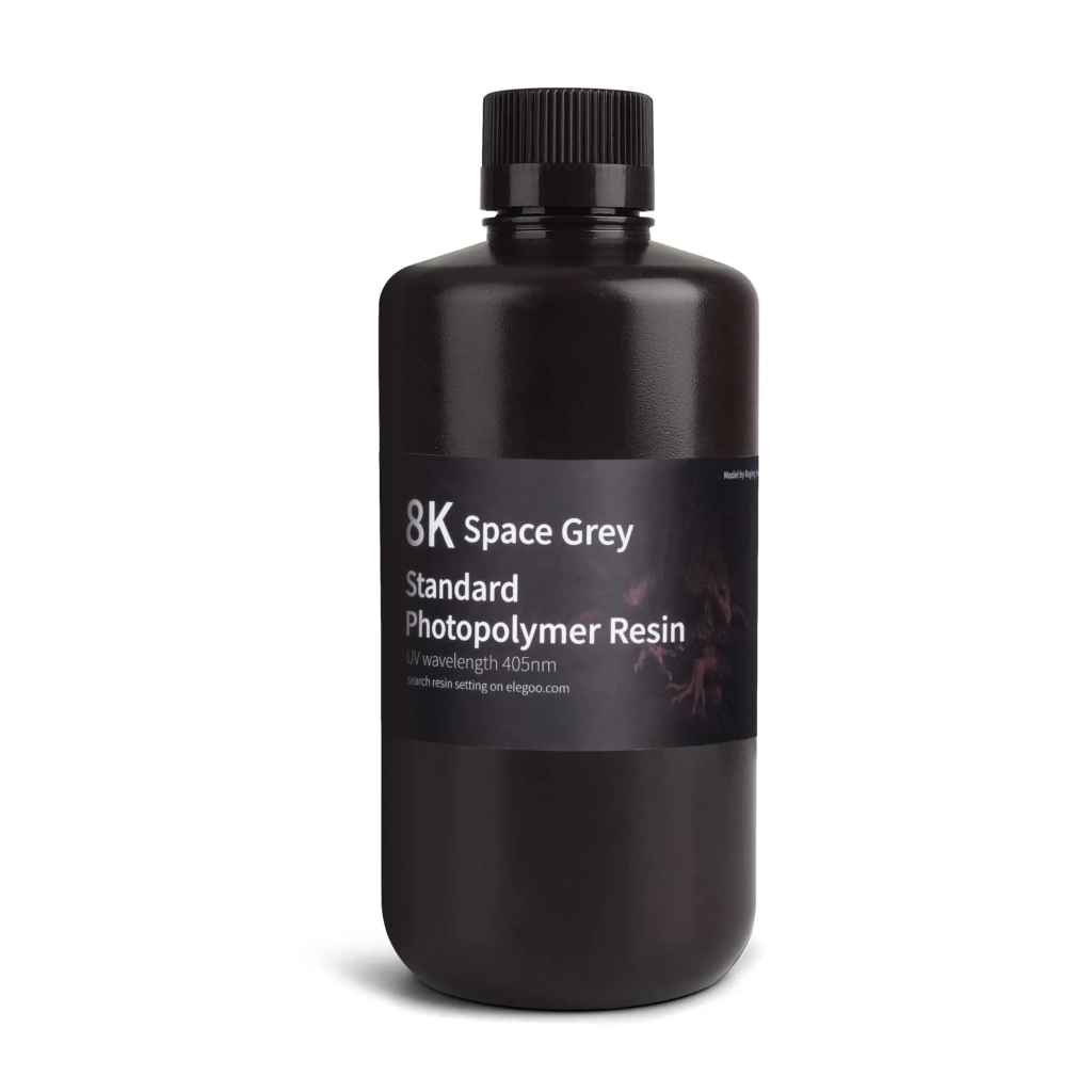 Фотополімерна смола ELEGOO Resin, Standard 8K 1кг, gray space (50.103.0124) - зображення 1