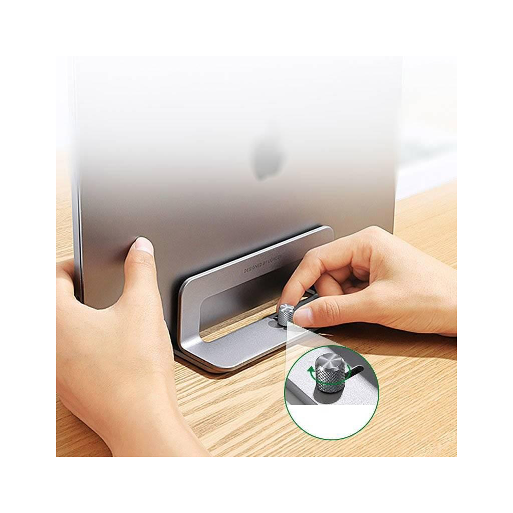 Підставка до ноутбука Ugreen LP258 Vertical Laptop Stand Silver (20471) - зображення 10