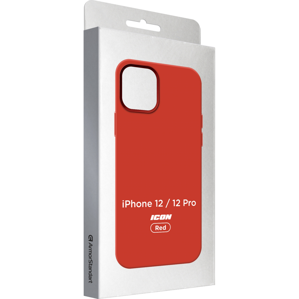 Чохол до мобільного телефона Armorstandart ICON2 Case Apple iPhone 12/12 Pro Red (ARM60585) - зображення 9