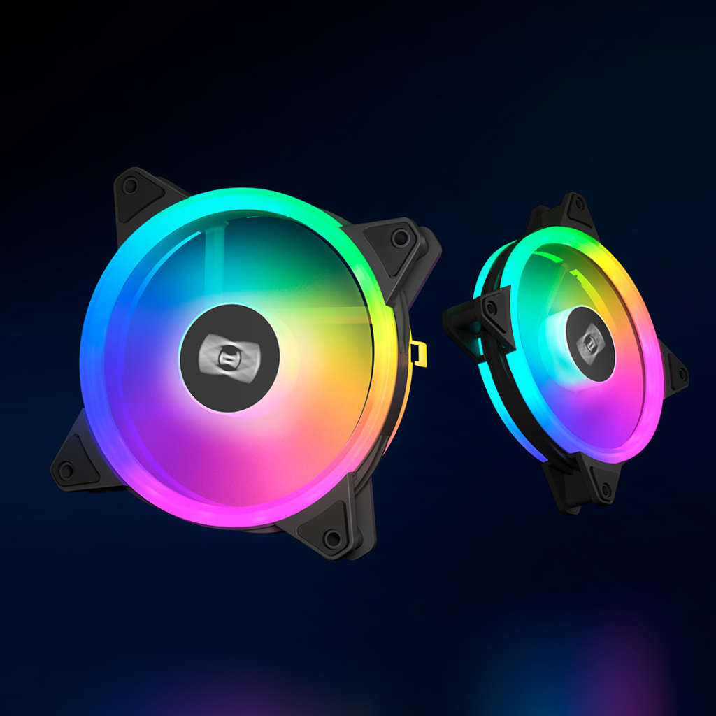 Кулер до корпусу PcCooler F3 T120 ARGB 3 in 1 Black - зображення 6