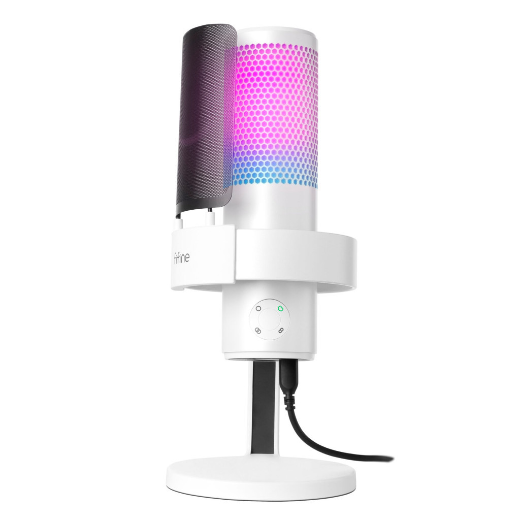 Мікрофон Fifine A9W USB White (A9W) - зображення 3