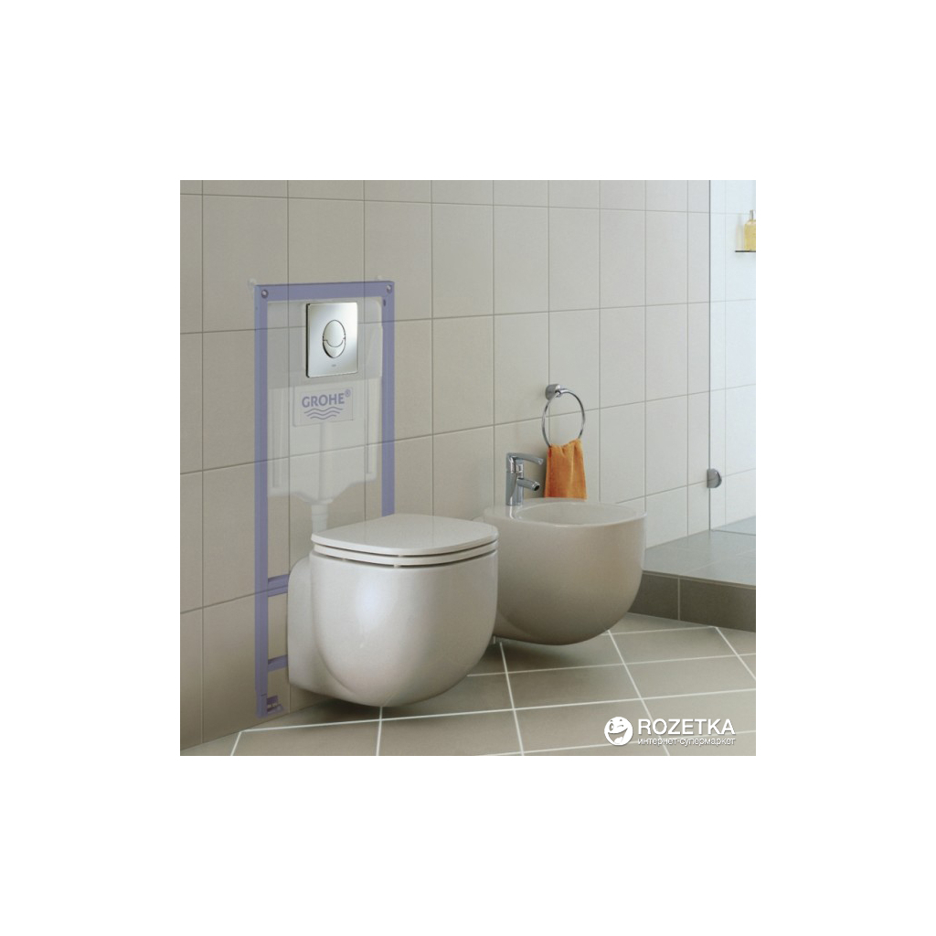 Інсталяція Grohe для унітаза 3 в 1 Rapid SL (38721001) - зображення 5