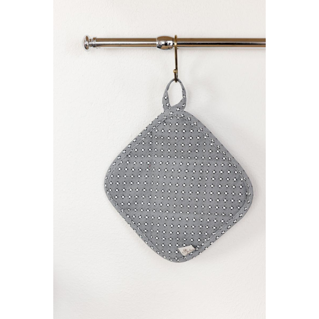 Кухонна прихватка Прованс Merry Christmas сіра 20х20 (031456) - изображение 2