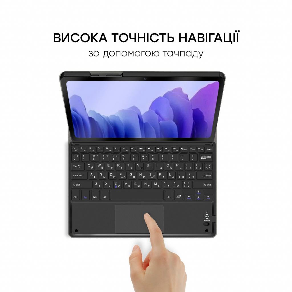 Чохол до планшета AirOn Premium Samsung Galaxy Tab A7 T500 Bluetooth keyboard touchp (4822352781055) - зображення 9