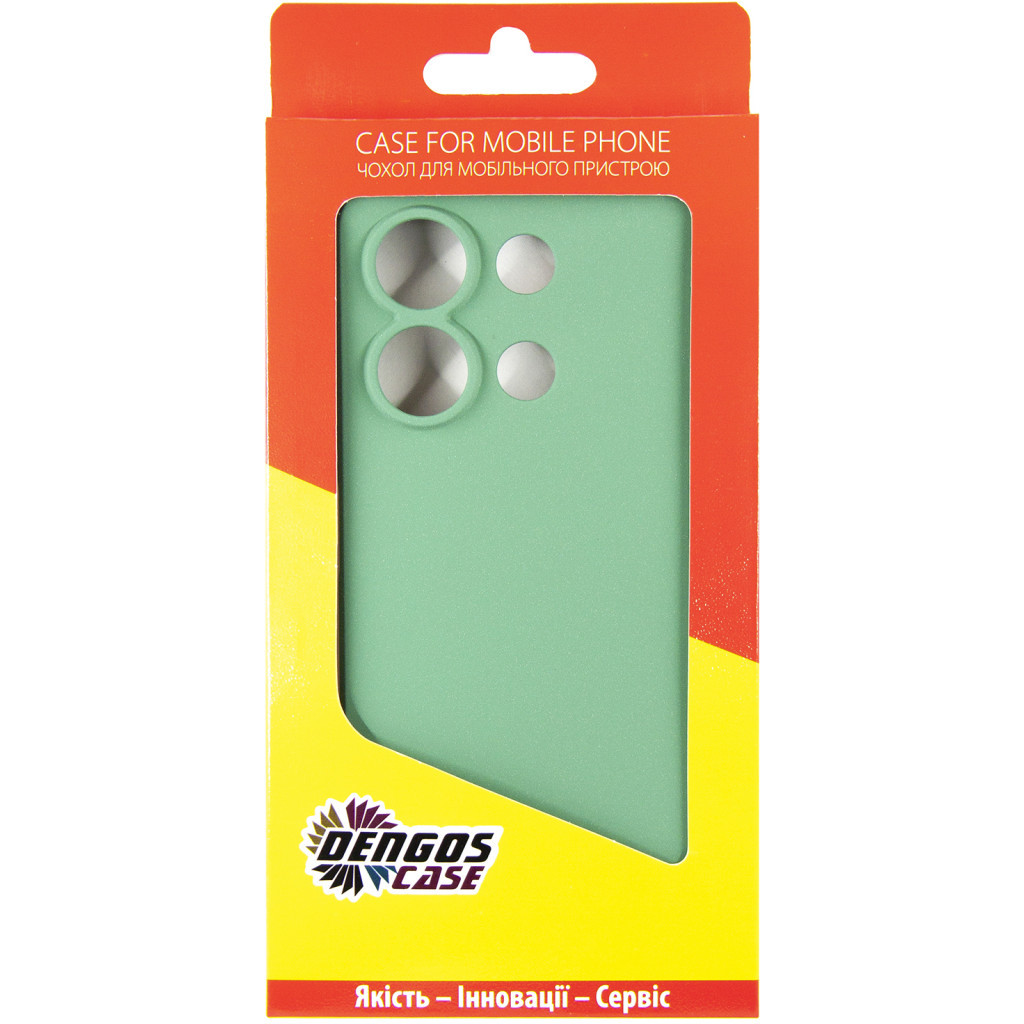 Чохол до мобільного телефона Dengos Soft Xiaomi Redmi Note 13 4G (mint) (DG-TPU-SOFT-54) - зображення 5