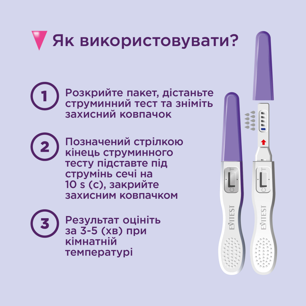 Тест на вагітність Evitest Perfect струминний 1 шт. (4033033417015) - зображення 3