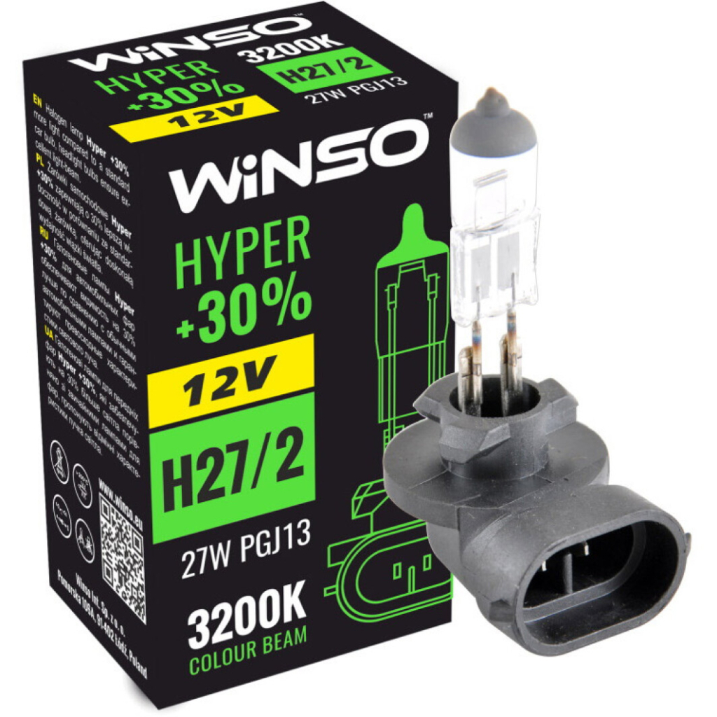 Автолампа WINSO H27/2 TRUCK +30 27W (712890) - зображення 2