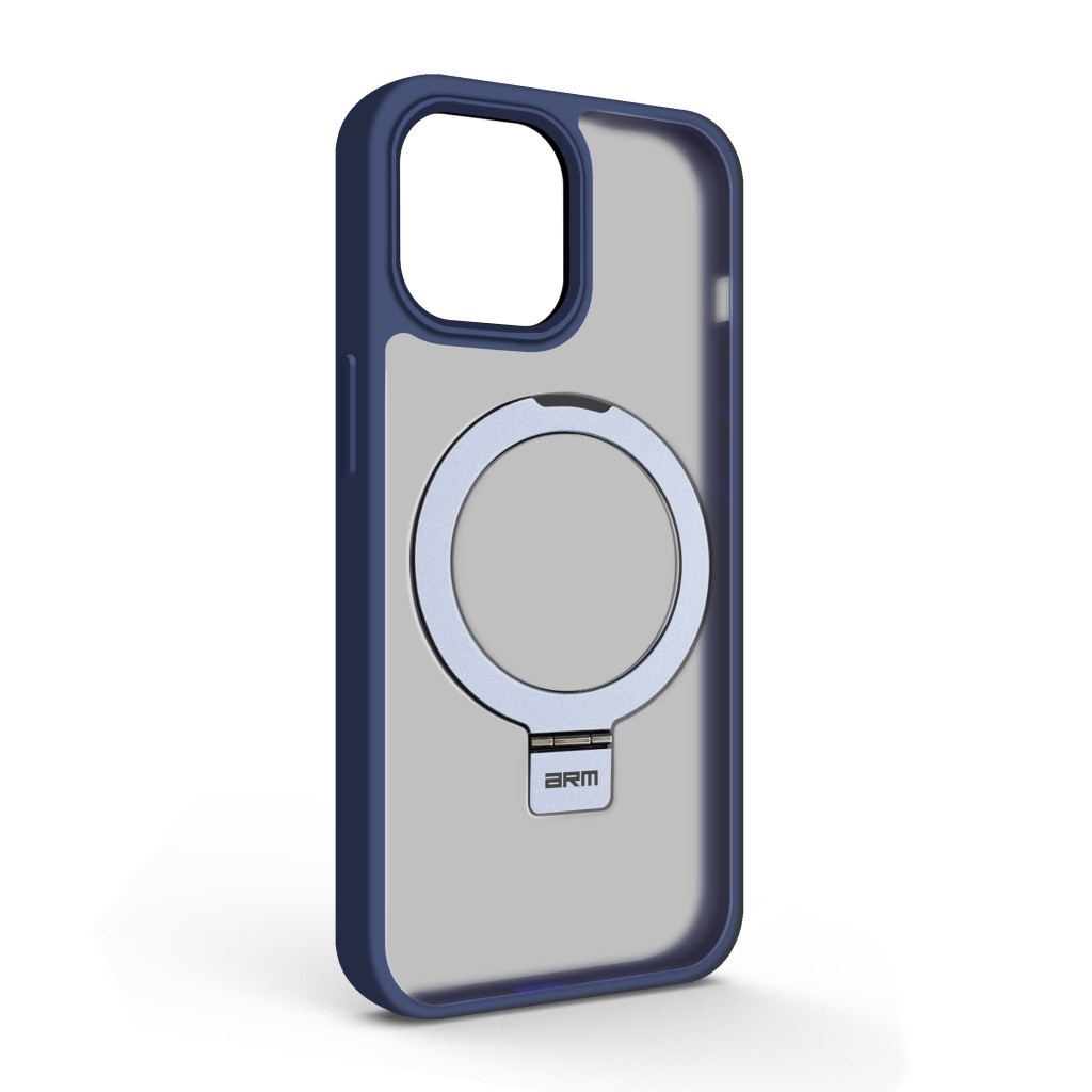 Чохол до мобільного телефона Armorstandart Unit Stand Apple iPhone 13 Dark Blue (ARM74895) - зображення 1
