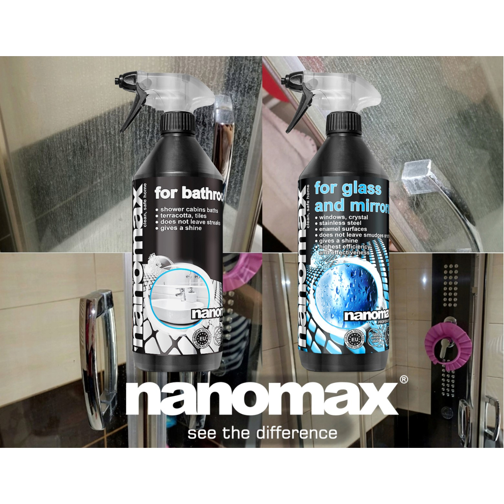 Спрей для чищення ванн Nanomax Pro для ванної кімнати та санвузлів 1000 мл (5901549955194) - изображение 2