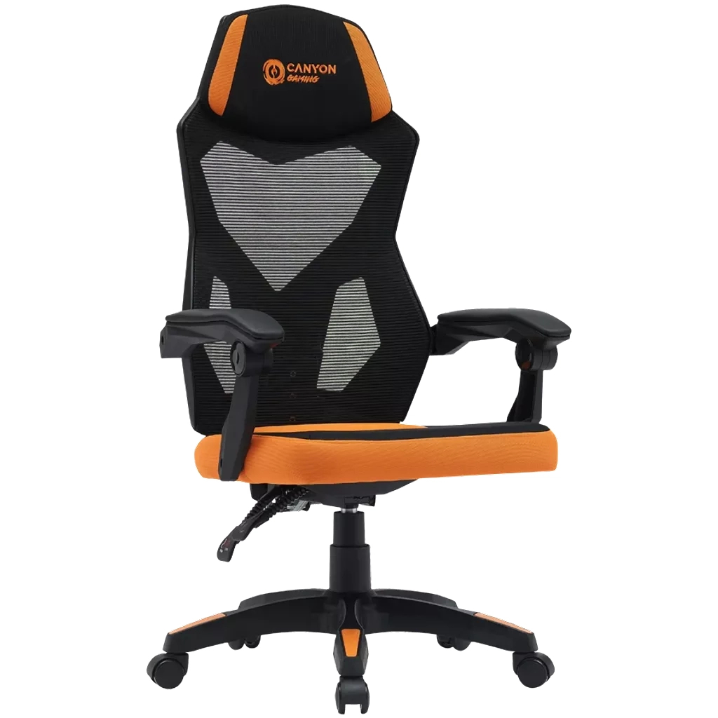 Крісло ігрове Canyon Wave MCH02 Mesh Black/Orange (CNE-MCH02) - зображення 2