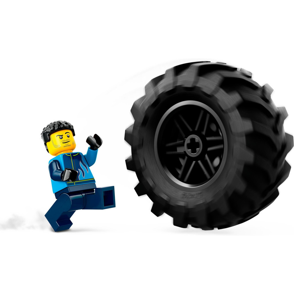 Конструктор LEGO City Синя вантажівка-монстр 148 деталей (60402) - зображення 4