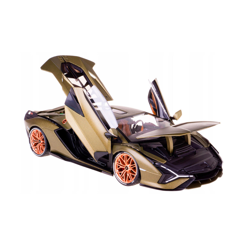 Машина Bburago Lamborghini Sian FKP 37 118 Зелена (18-11046G) - зображення 10
