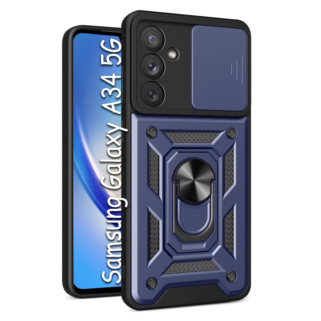 Чохол до мобільного телефона BeCover Military Samsung Galaxy A34 5G SM-A346 Blue (709138) - зображення 1