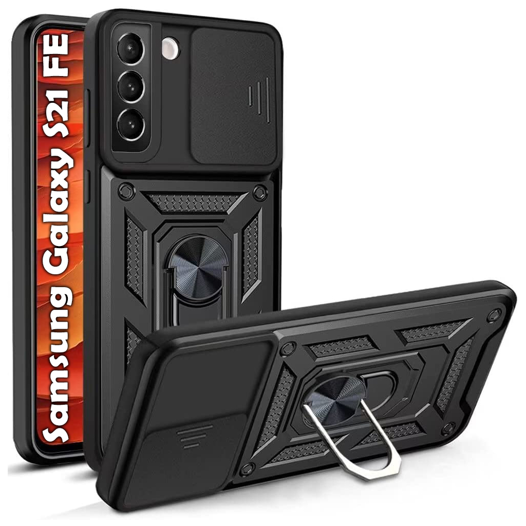 Чохол до мобільного телефона BeCover Military Samsung Galaxy S21 FE SM-G990 Black (707364) - зображення 1