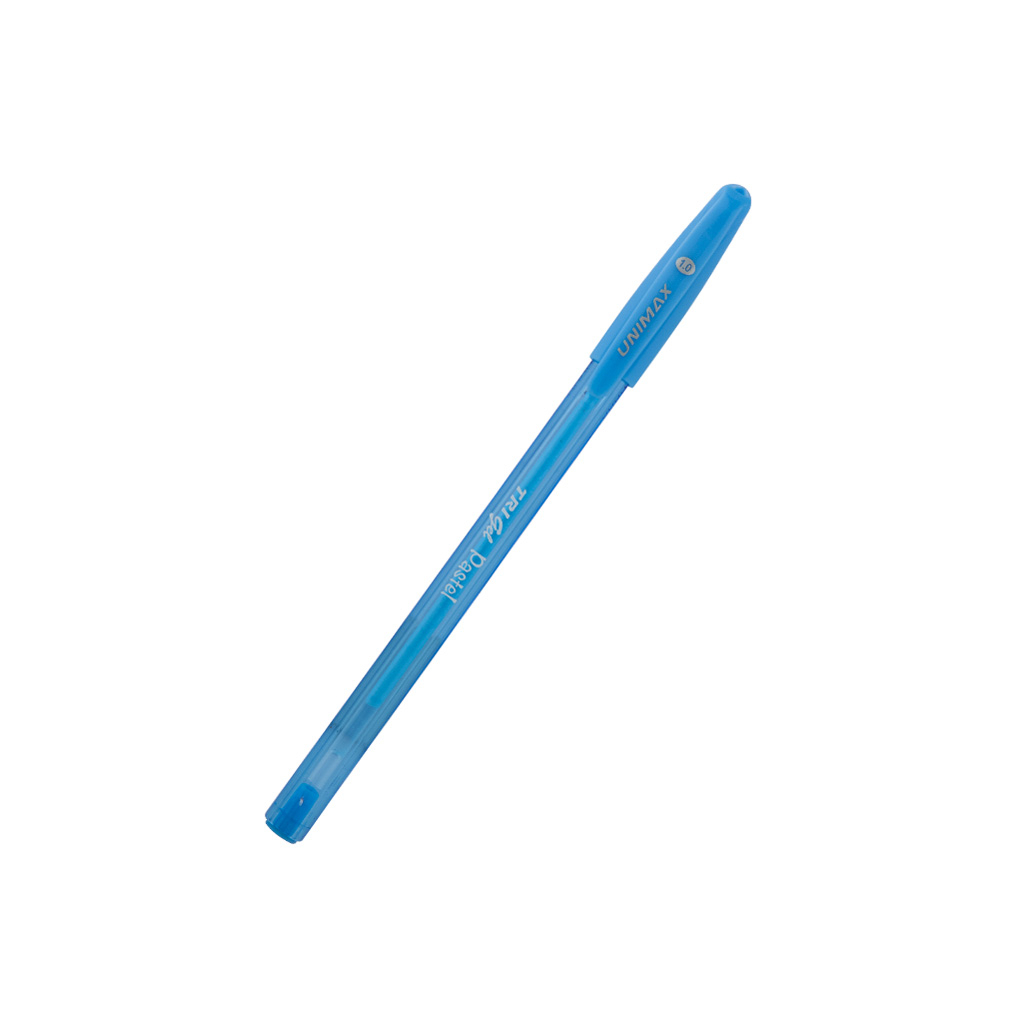 Ручка гелева Unimax набір Trigel Pastel, асорті пастельних кольорів 0.8 мм, 6 шт (UX-144) - зображення 2