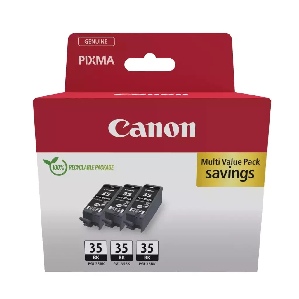 Картридж Canon PGI-35 BK TRIPLE pack (1509B028) - изображение 2