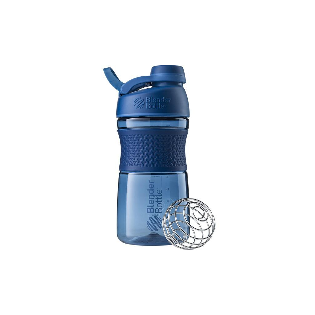 Шейкер спортивний BlenderBottle SportMixer Twist 20oz/590ml Navy (Twist 20oz Navy) - зображення 2