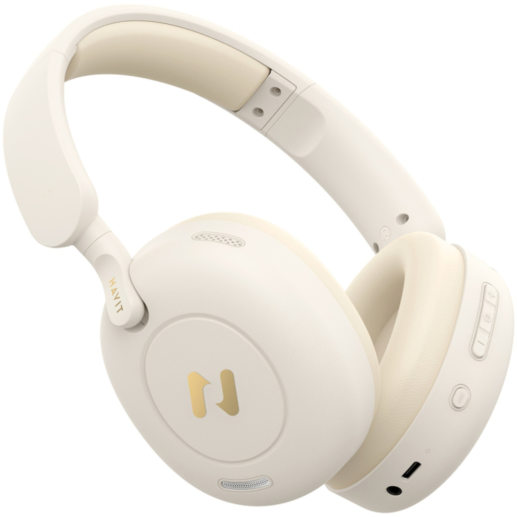 Навушники Havit HV-H655BT Pro ANC Beige (6939119065935) - зображення 4
