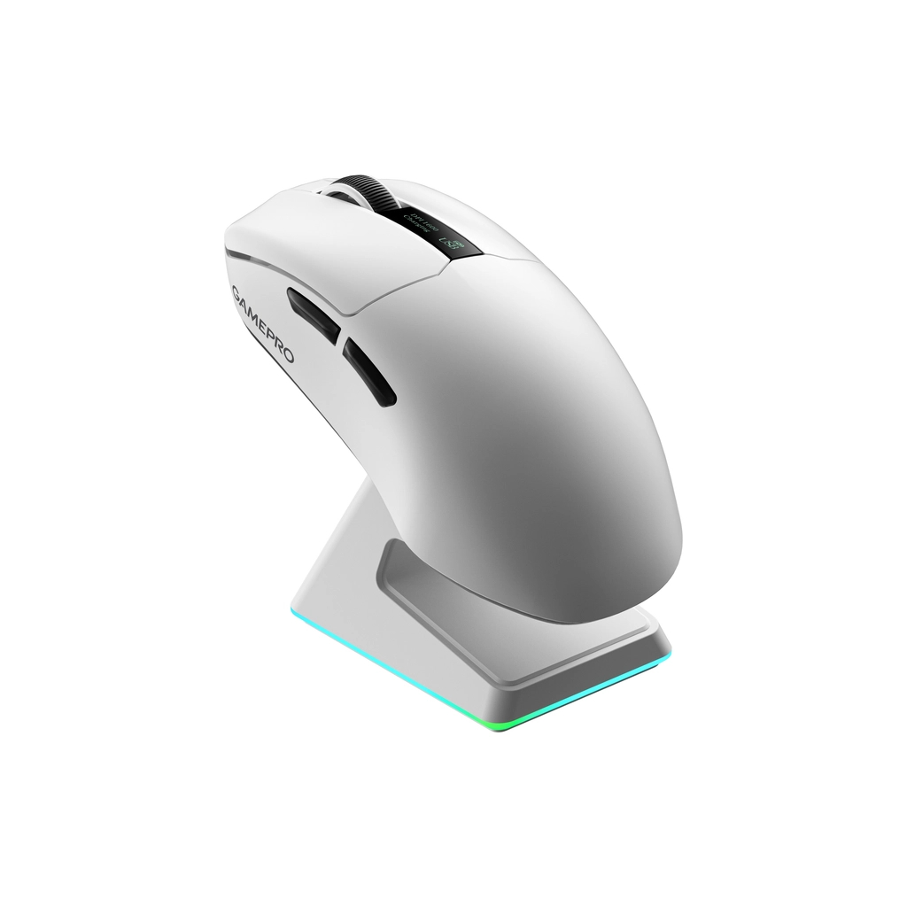 Мишка GamePro Asgard Thor Wireless/Bluetooth/USB White (GM023W) - зображення 2