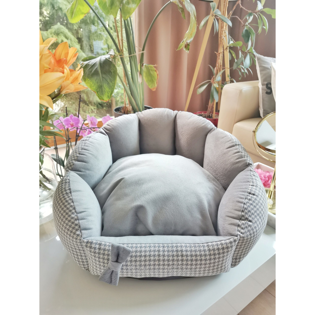 Лежак для тварин Chloe's Home Берлін S сірий (CLH5569) - зображення 5