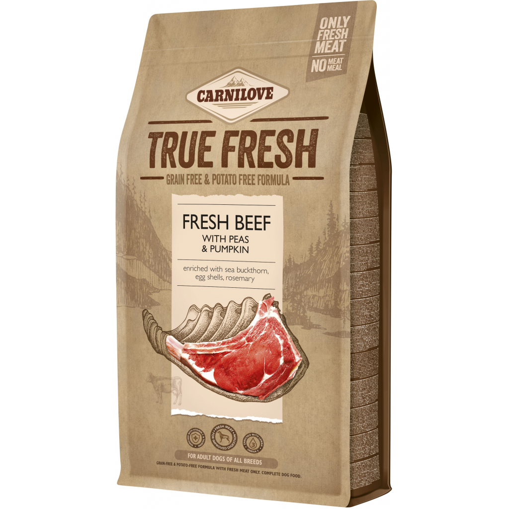 Сухий корм для собак Carnilove True Fresh BEEF for Adult dogs 1.4 кг (8595602546039) - зображення 1