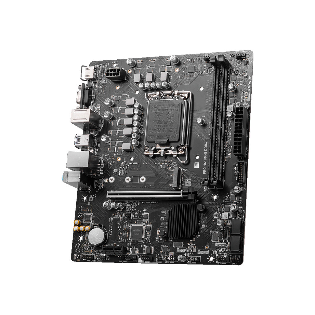 Материнська плата MSI PRO H610M-E DDR4 - зображення 3