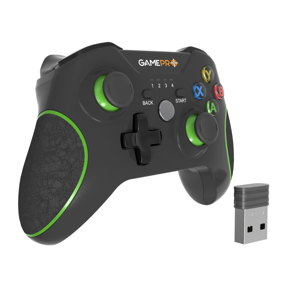 Геймпад GamePro MG650B PS3/Android Wireless Black/Green (MG650B) - зображення 3