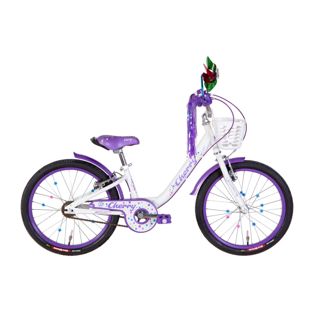 Велосипед Formula Cherry Vbr 20" 10" St 2024 Білий з бузковим (OPS-FRK-20-207) - зображення 1