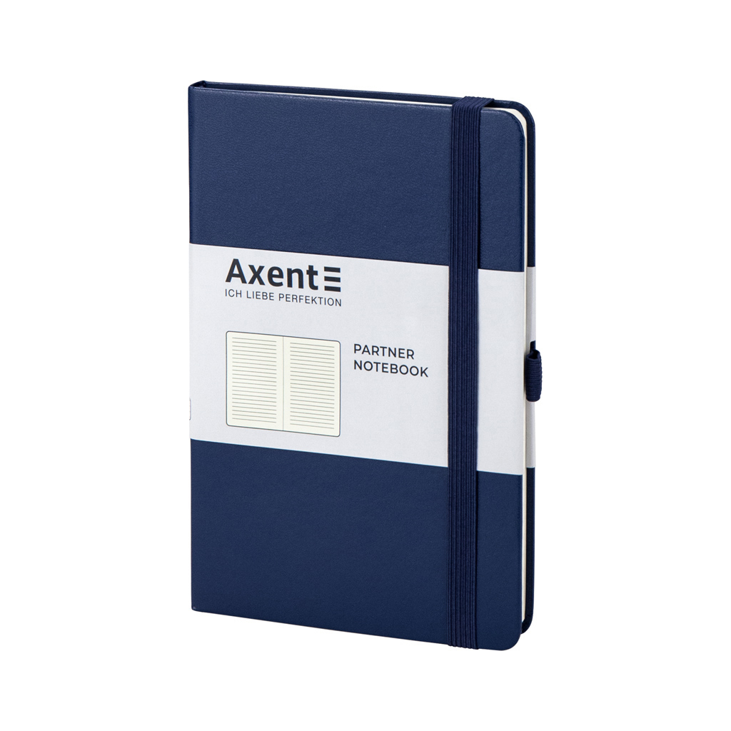 Книга записна Axent Partner 125х195 мм в лінійку 96 аркушів Синя (8308-02-A) - зображення 2
