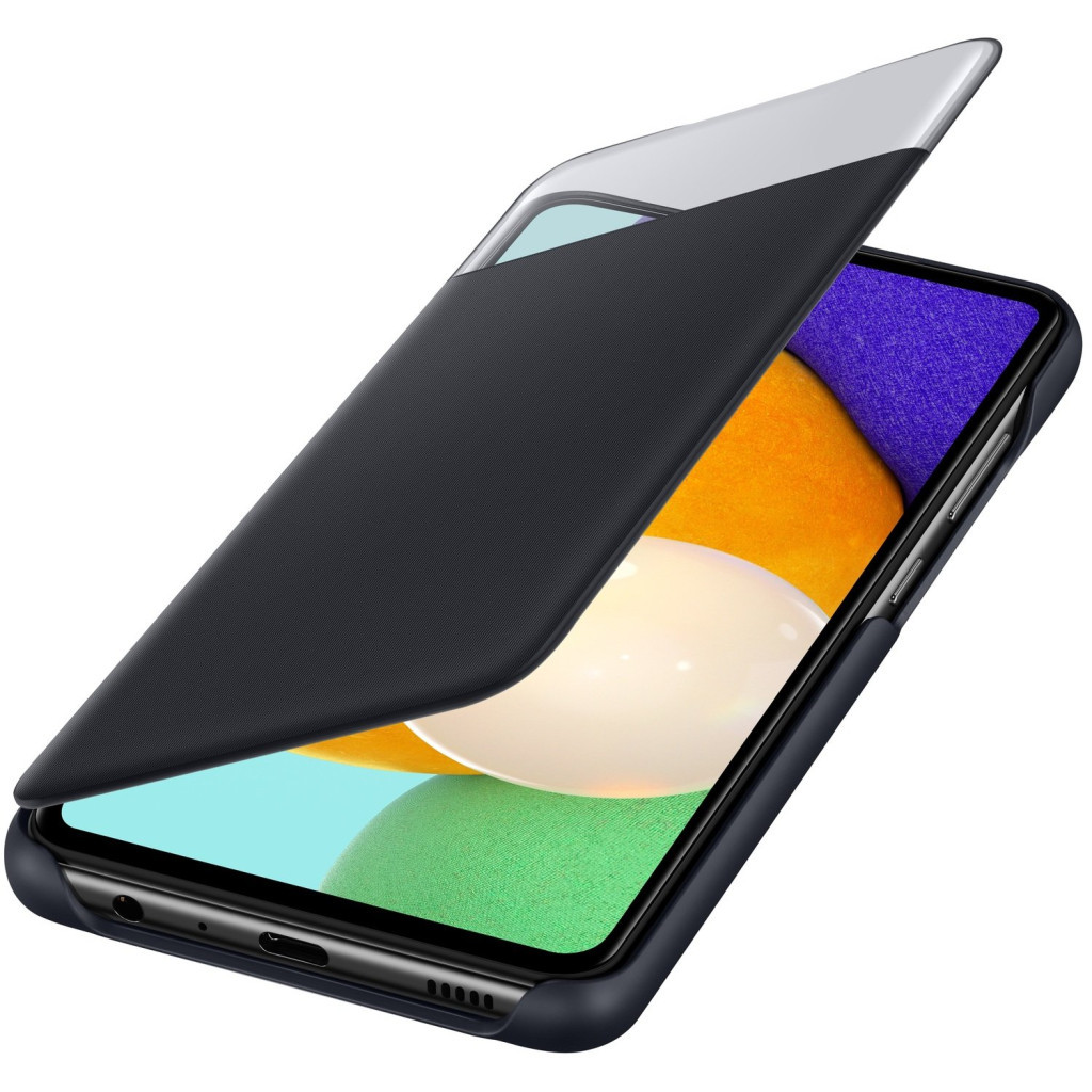 Чохол до мобільного телефона Samsung Galaxy A52/A525 S View Wallet Cover Black (EF-EA525PBEGRU) - зображення 3