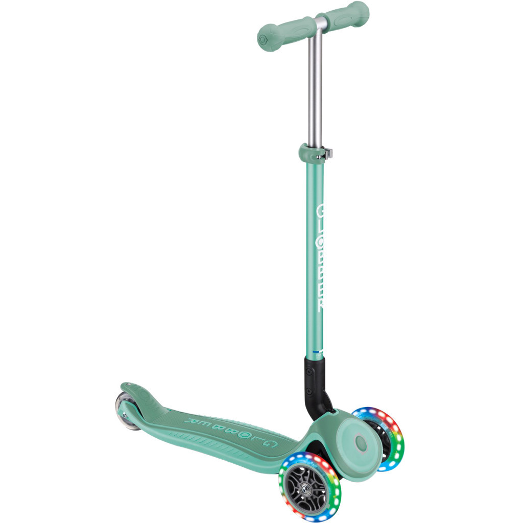 Самокат Globber Primo Foldable Plus Lights м'ятний (439-206) - зображення 1
