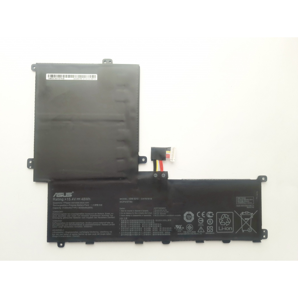 Акумулятор до ноутбука ASUS PRO B9440UA C41N1619, 3120mAh (48Wh), 4cell, 15.4V, Li-Pol (A47647) - зображення 1