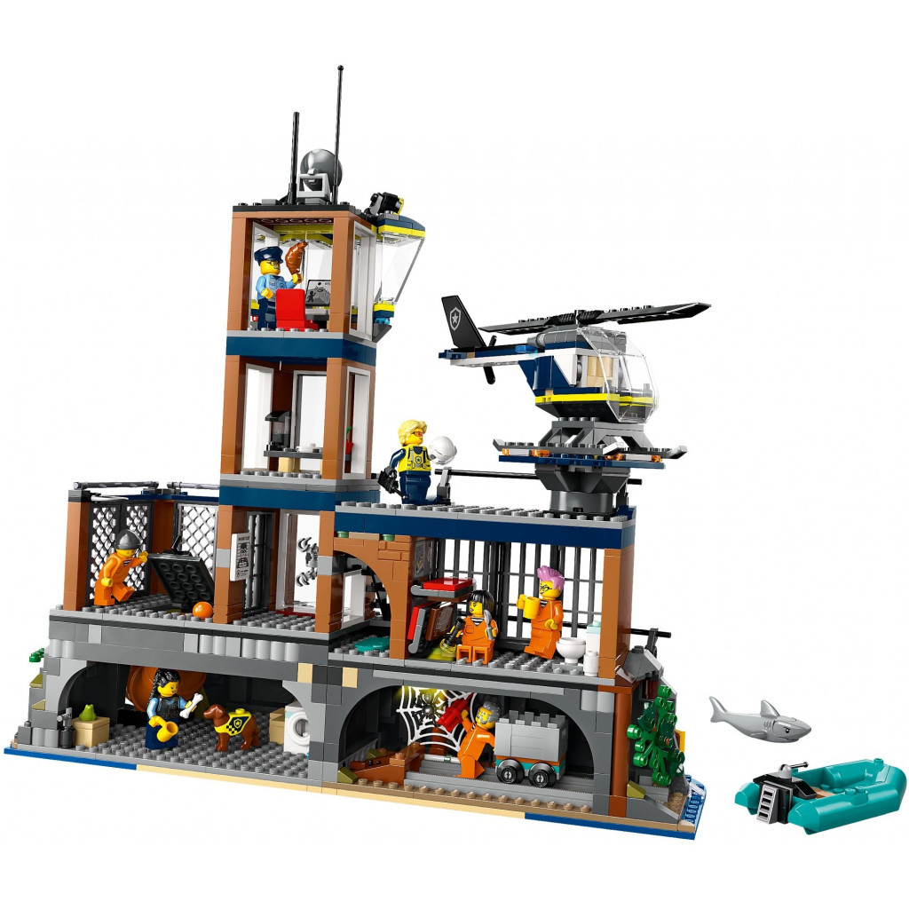 Конструктор LEGO City Поліцейський острів-в'язниця 980 деталей (60419) - зображення 4