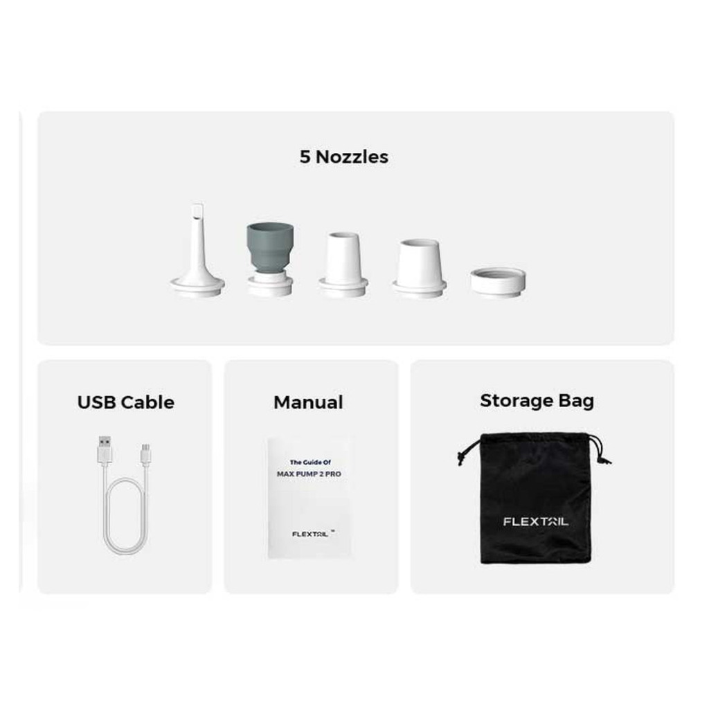 Ліхтар Flextail Max Pump 2 Pro з функцією насосу та powerbank білий (MP2P4000-WT-i) - зображення 3