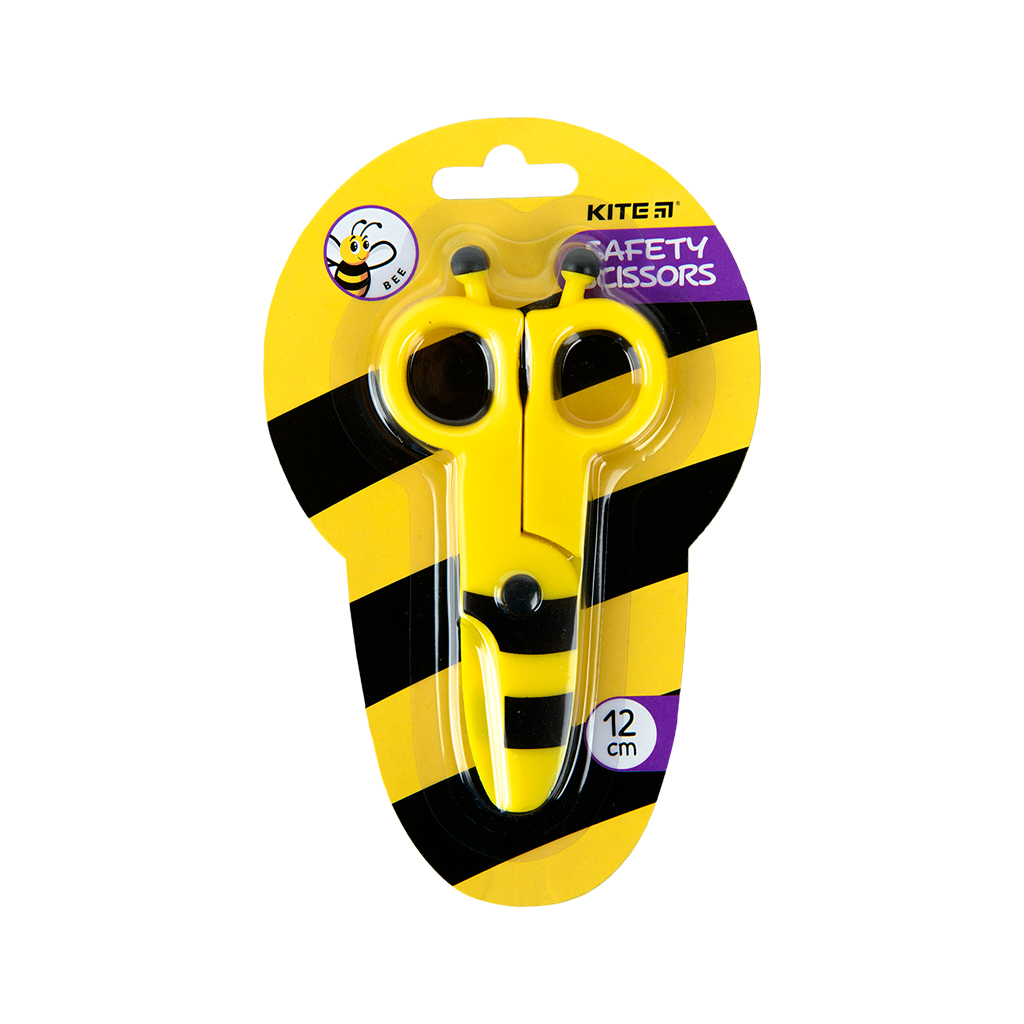 Ножиці Kite дитячі безпечні Bee, 12 см (K22-008-01) - зображення 1