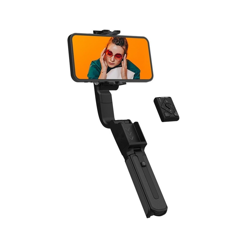 Стедікам Hohem cелфі стік + тринога iSteady Q (Black) (699037) - зображення 1