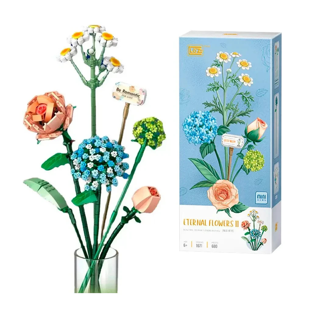 Конструктор LOZ mini Букет квітів 5 (1671) - зображення 1