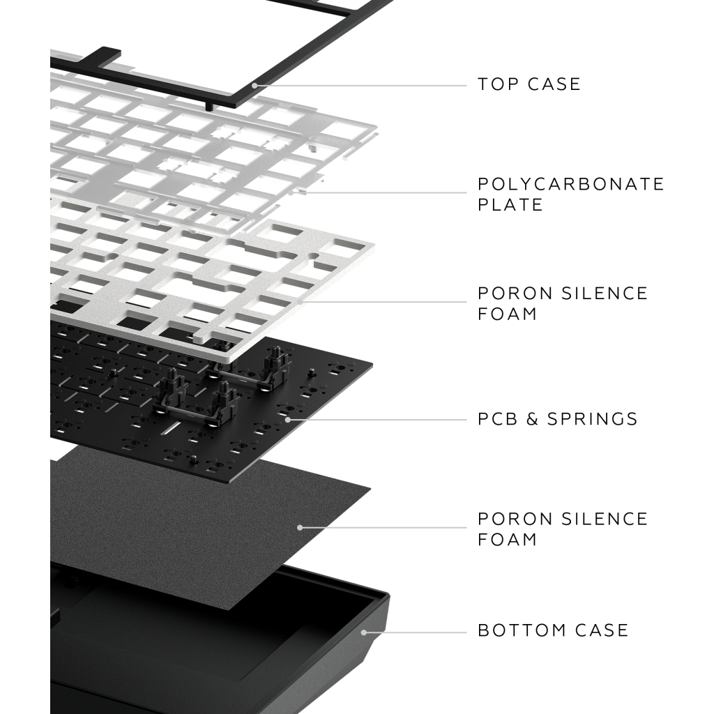 Клавіатура Dark Project ALU81 Terra Nova PBT RGB Mech G3MS Moonstone Black (DPKB_NOVA_81_ANSI_BLACK_UA) - зображення 11