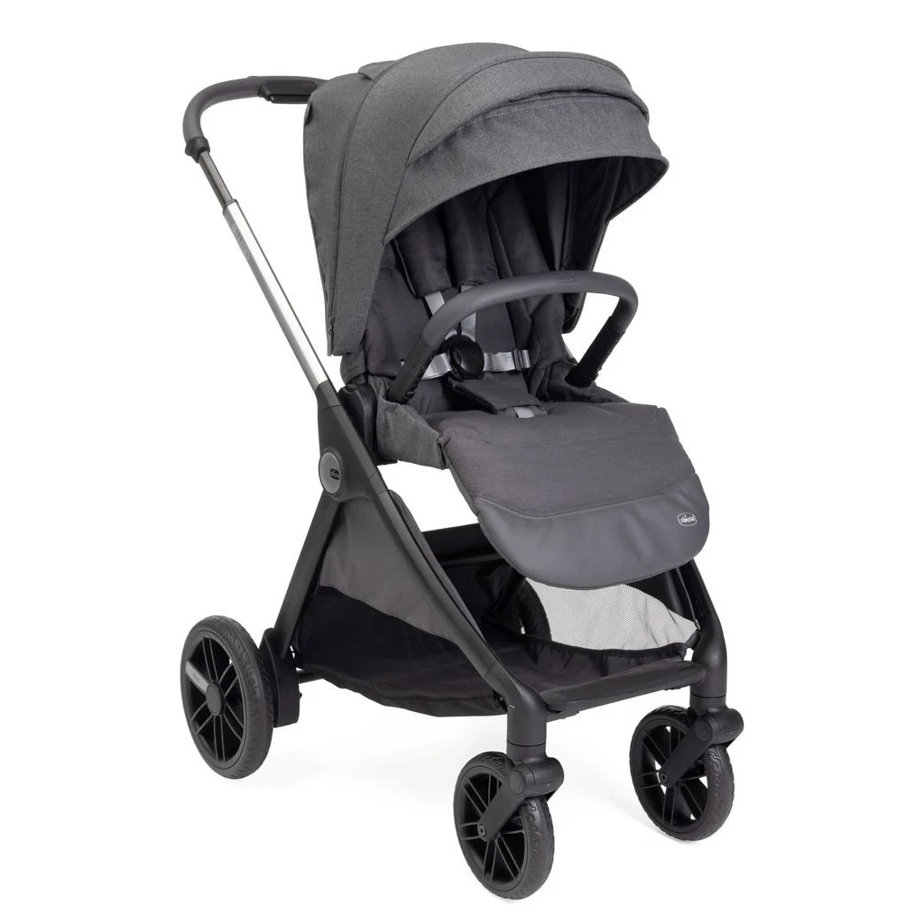 Коляска Chicco 2 в 1 Bellagio Темно-сіра (2900990878017) (87136.45.01) - зображення 4