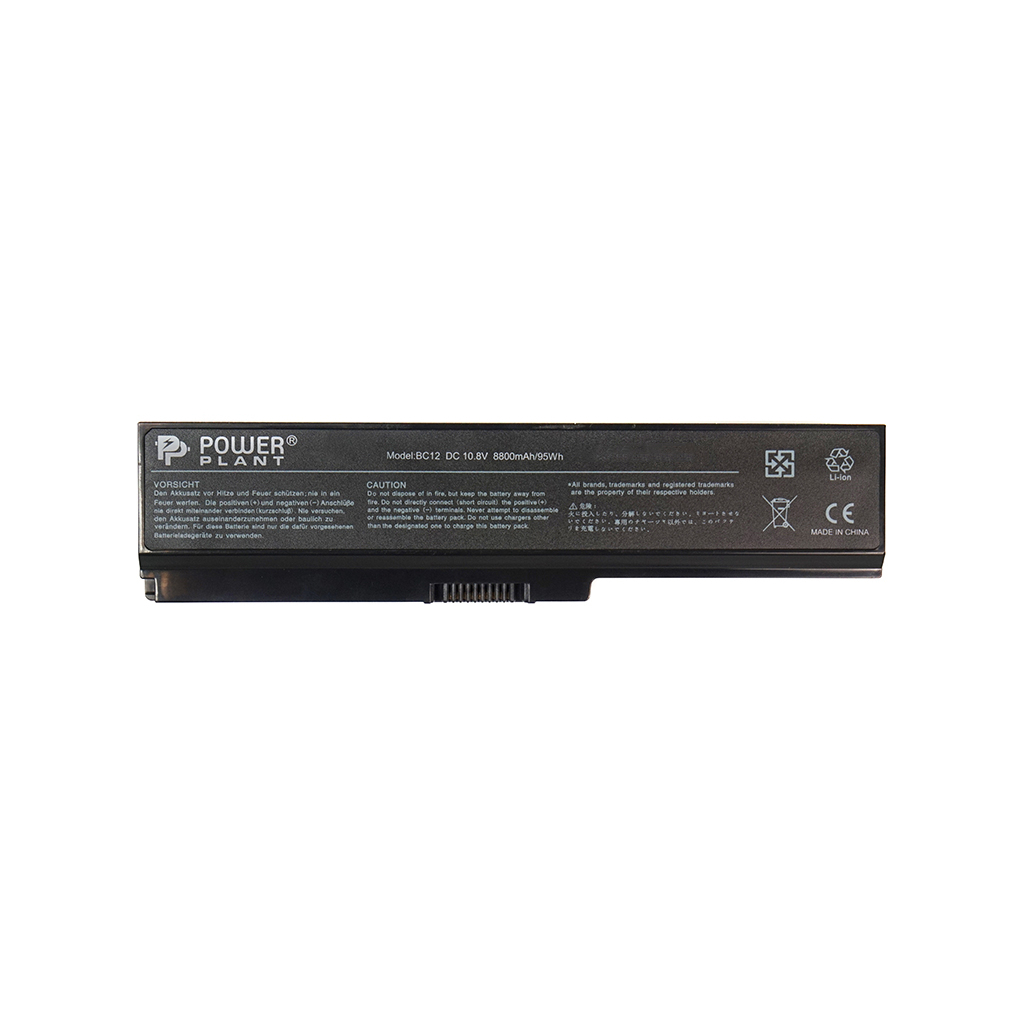 Акумулятор до ноутбука PowerPlant TOSHIBA Satellite L750 (PA3817U-1BRS) 10.8V 8800mAh (NB00000310) - зображення 1