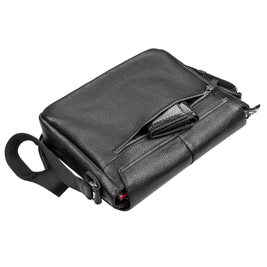 Сумка Shvigel Шкіряна Чорна (11131) - зображення 7