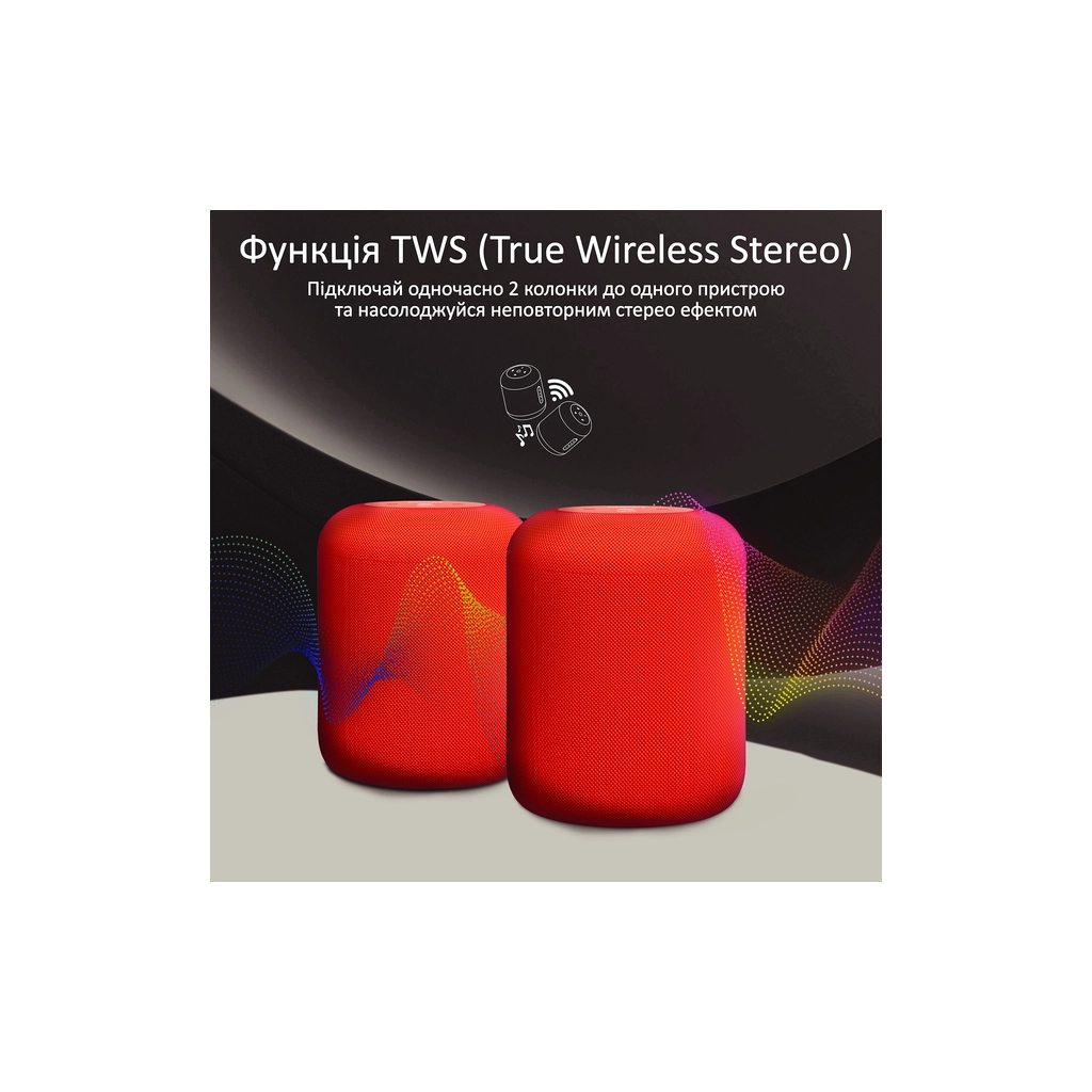 Акустична система Promate Boom-10 Red (boom-10.red) - зображення 5