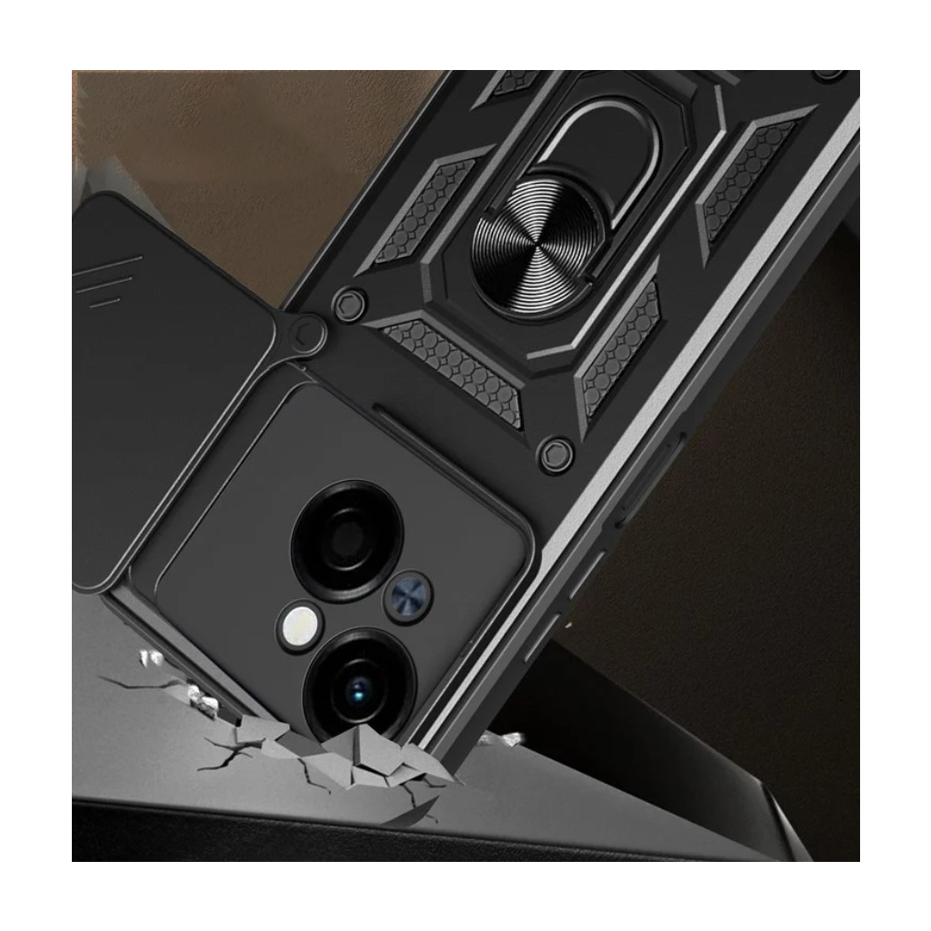 Чохол до мобільного телефона BeCover Military Tecno Spark Go 1 (KL4) Black (713073) - зображення 4