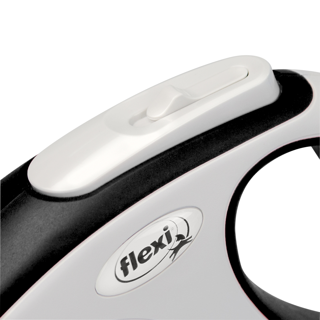 Повідець для собак Flexi New Comfort М стрічка 5 м (чорний) (4000498043646) - зображення 3