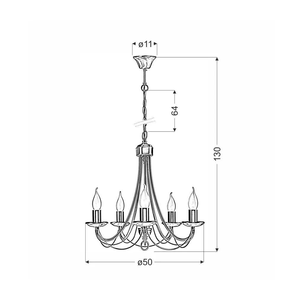 Люстра Candellux MUZA (35-69170) - изображение 2